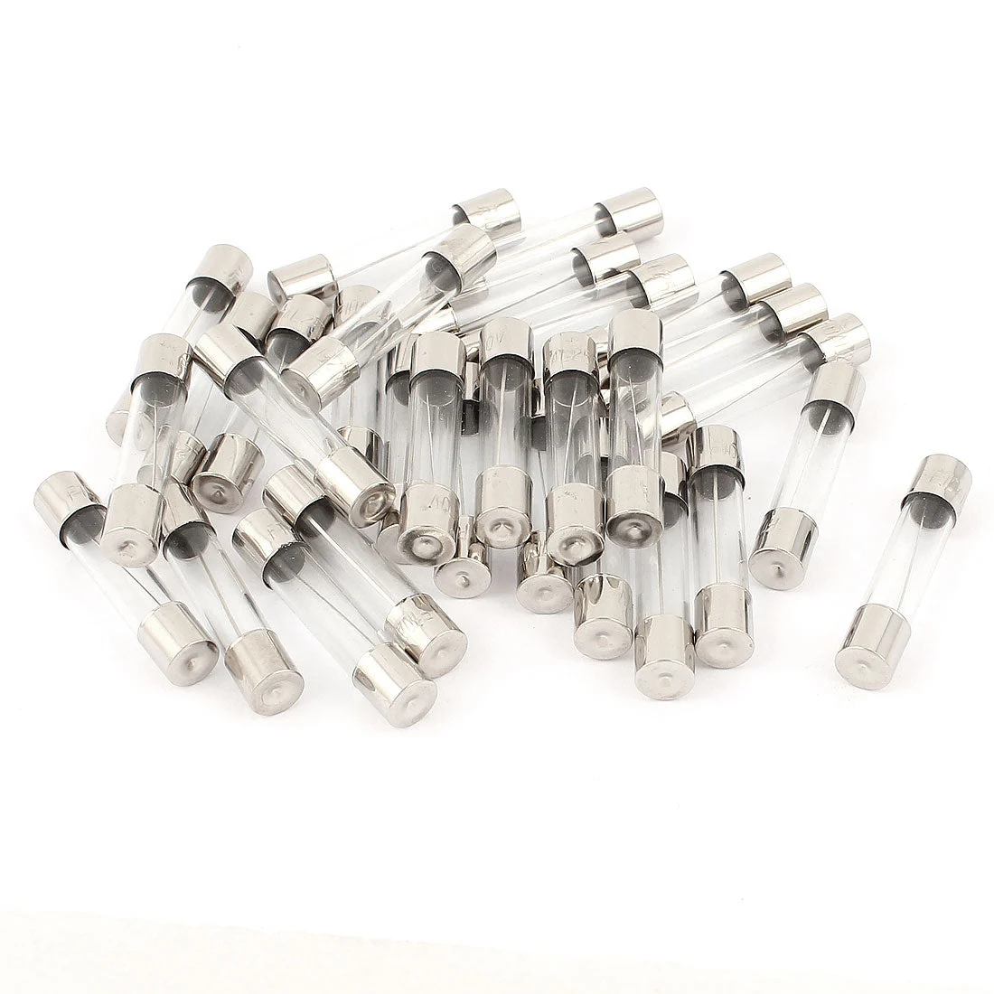 250V 7A Fast Quick Blow Glass Tube Fuses 6mm x 30mm 20 Pcs