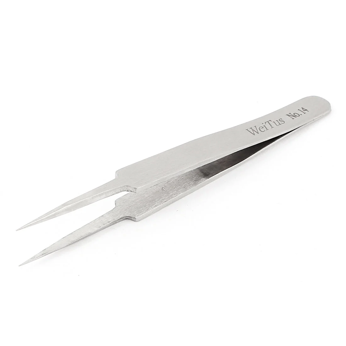 Watchmakers Jewelers Stainless Steel Anti Static Needle Tip Straight Tweezer Plier