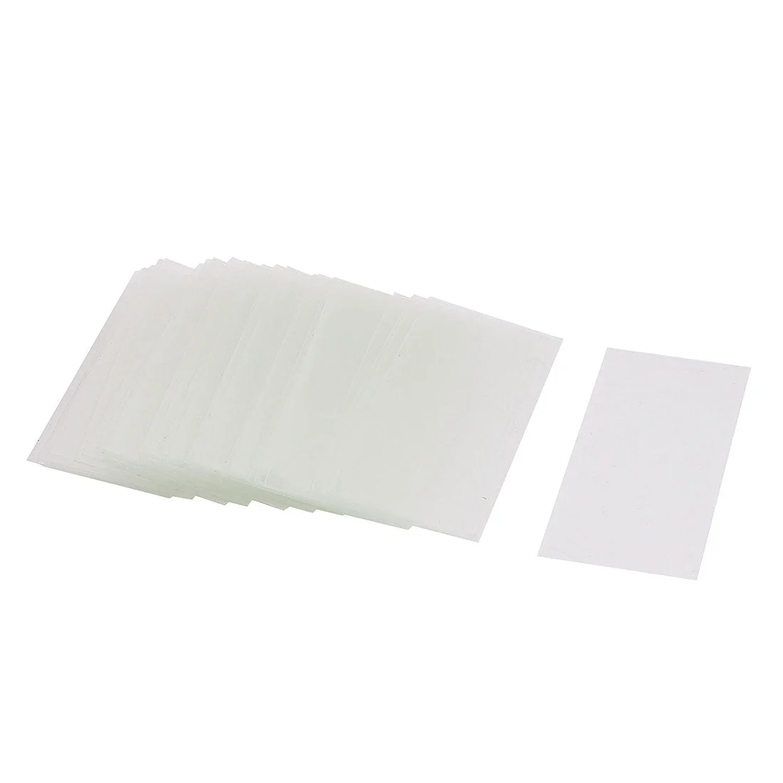 50pcs 23mm 14.5mm Dia PVC Heat Shrink Tubing Clear for 1 x 1.5V AA Battery