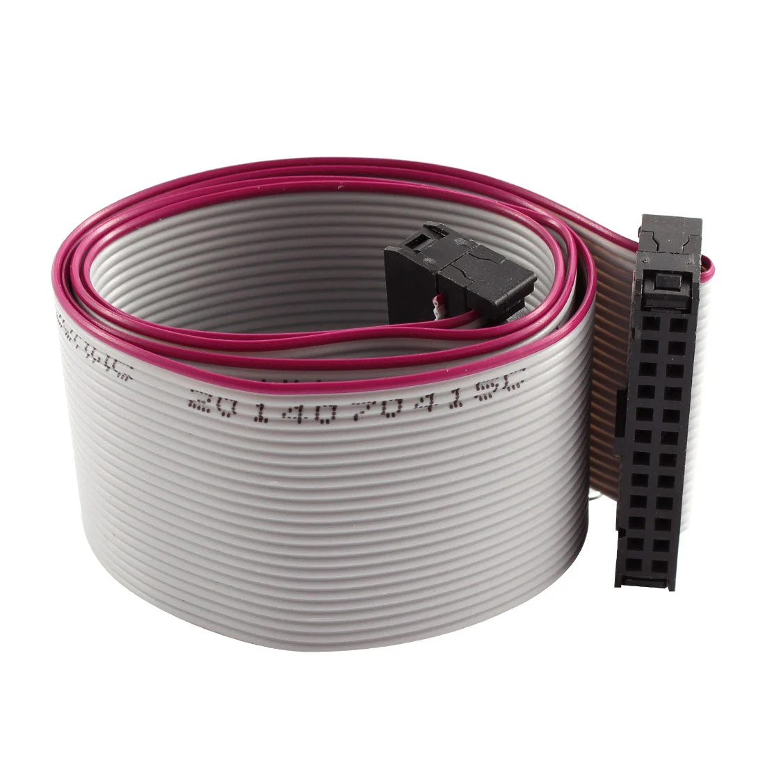 FC24P IDC 24Pin F/F Hard Drive Data Extension Wire Flat Ribbon Cable Connector 50cm Long for Motherboard