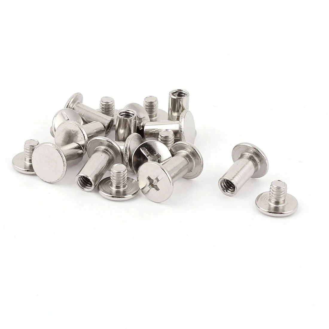 10pcs 5mmx10mm Nickel Plated Binding Chicago Screw Post for Album Scrapbook