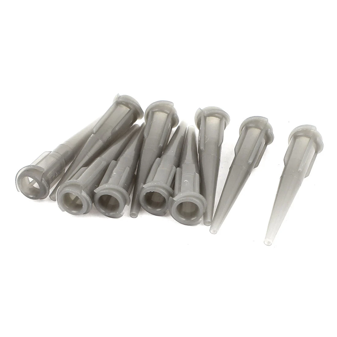Plastic Tapered Pinhead Blunt Glue Liquid Dispenser Needle Tips 10 Pcs