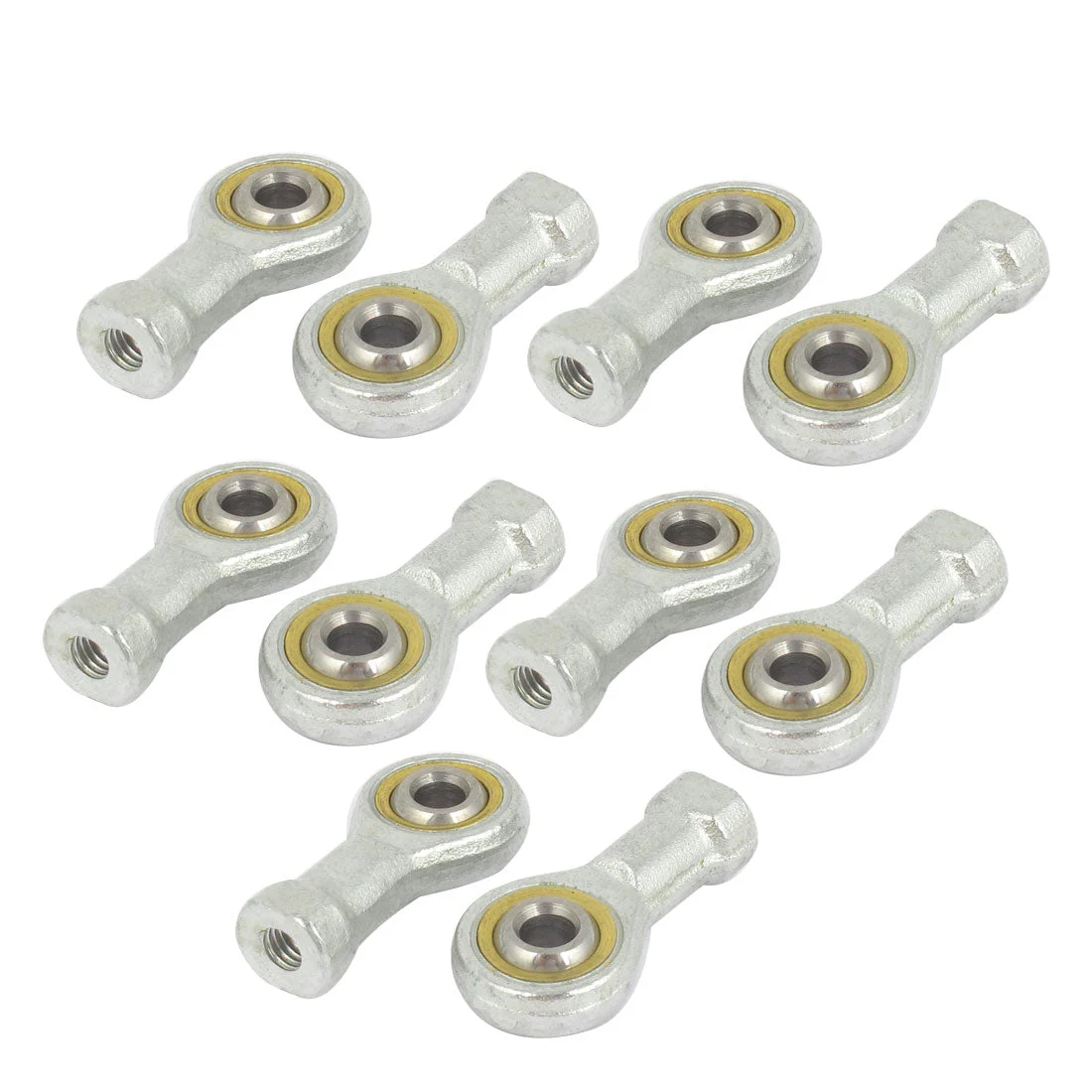 10 Pcs M6x1mm Female Threaded Metal Rod End Joint Bearing SI6T/K