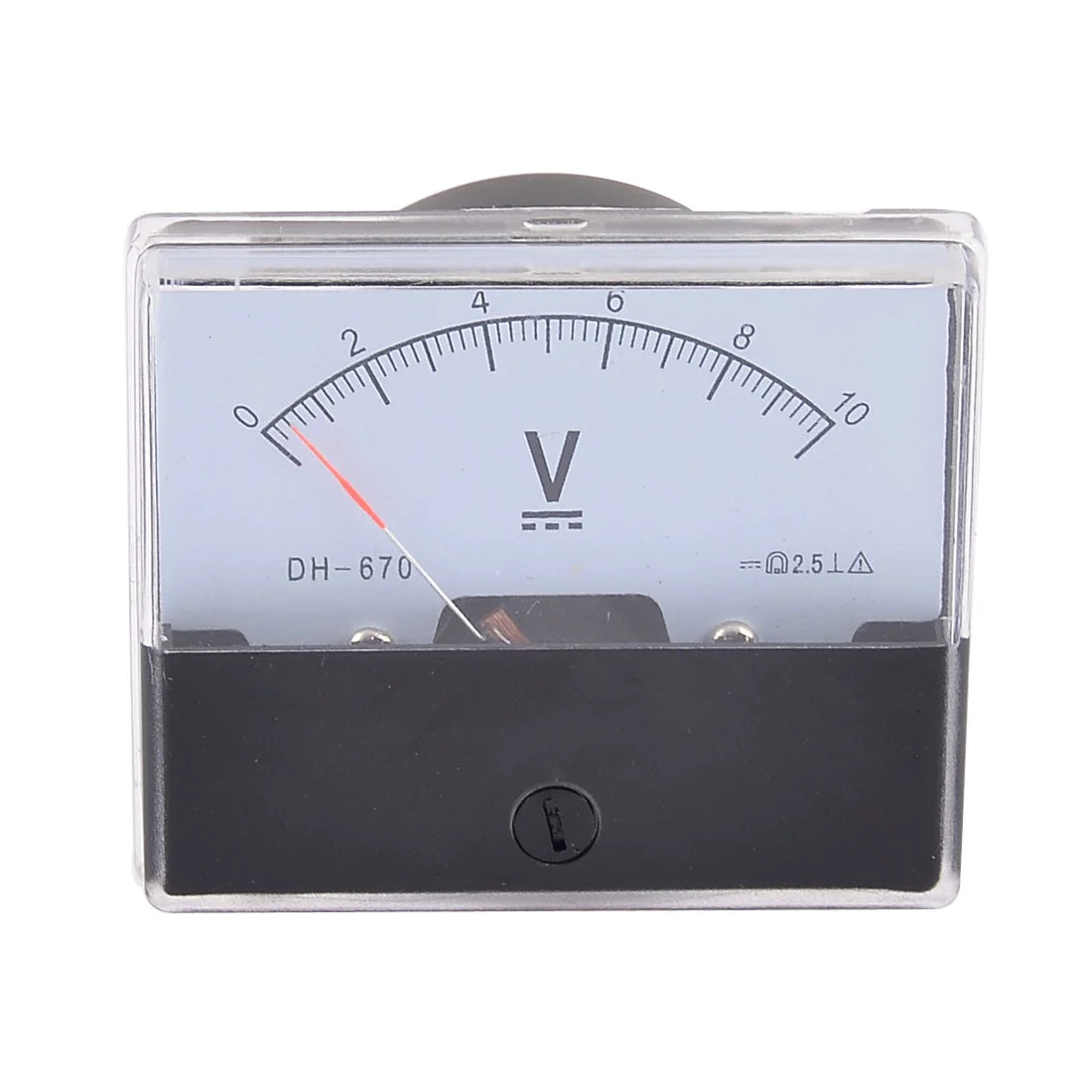 DC 0-10V Class 2.5 Accuracy Rectangle Analog Panel Volt Meter Voltmeter Gauge