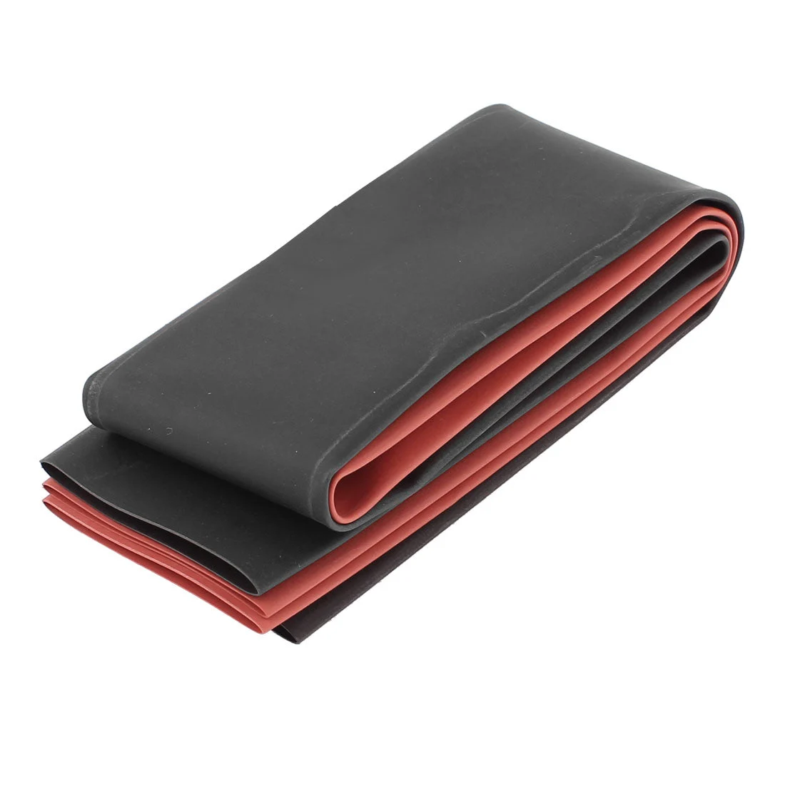 Uxcell 2pcs 35mm Dia 500mm Long Heat Shrink Tubing Wire Wrap Cable Sleeve Red Black