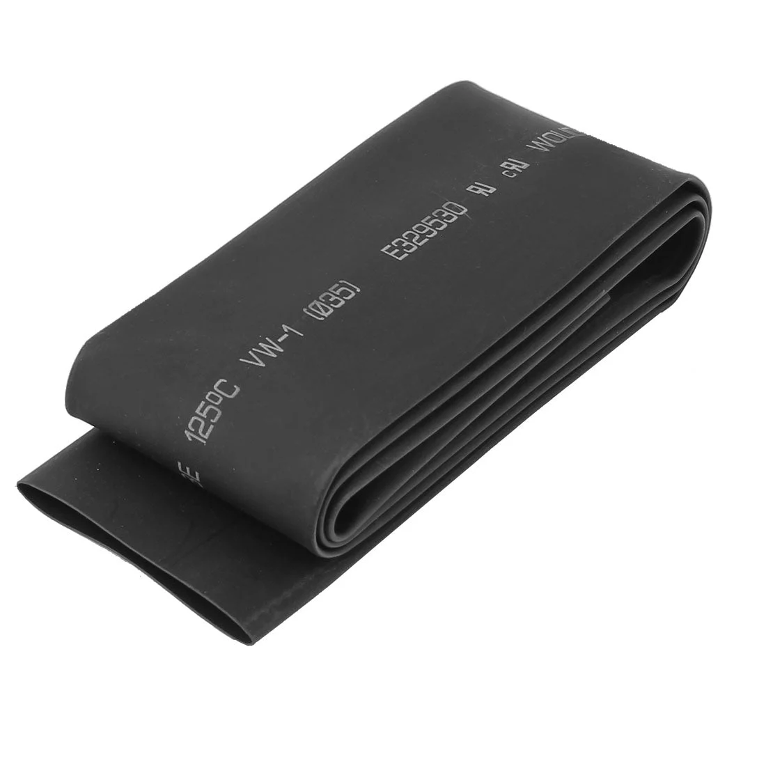 Uxcell 35mm Dia 3Ft Long Heat Shrink Tubing Electric Wire Cable Wrap Sleeve Black