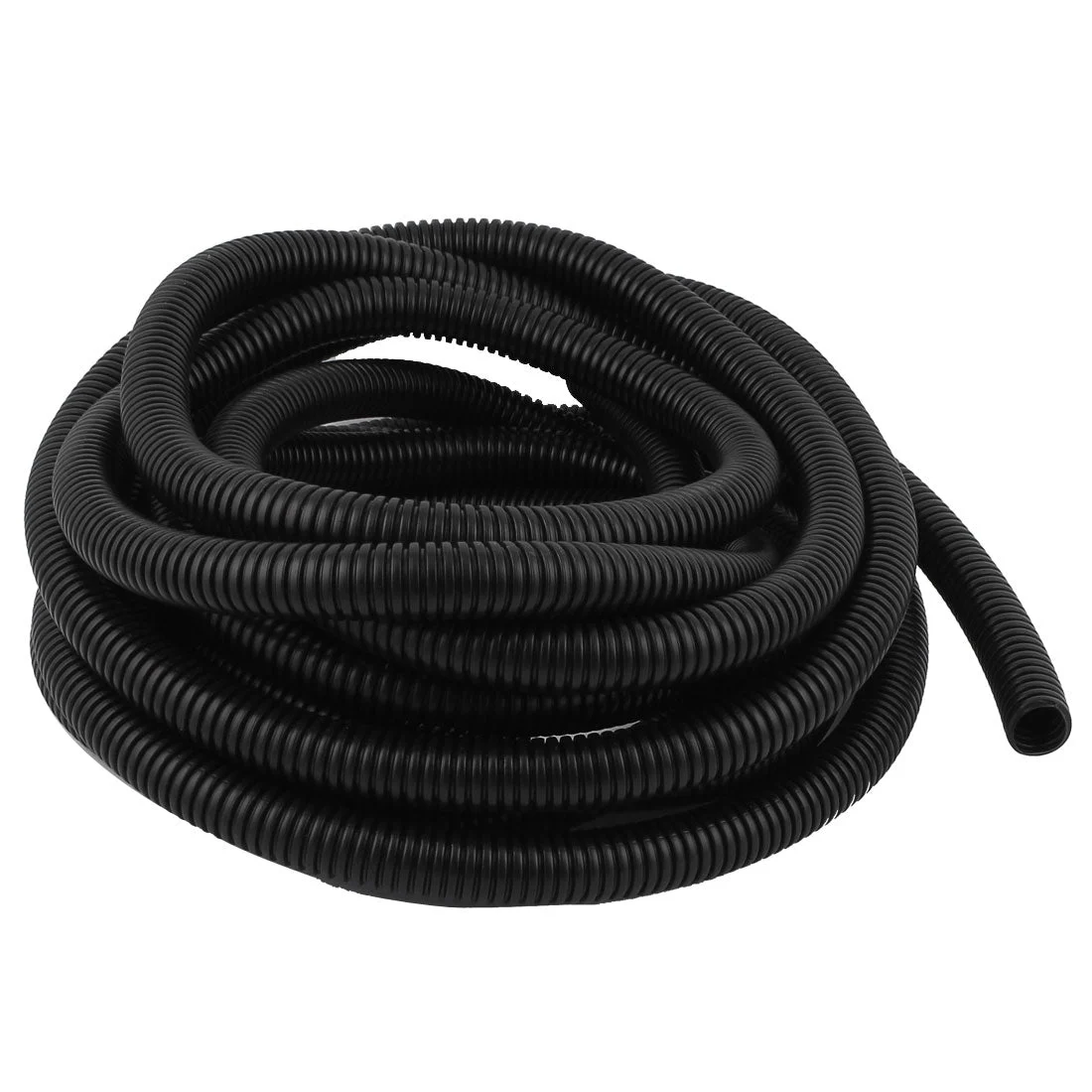 6.5 M 15.5 x 20 mm Plastic Corrugated Conduit Tube for Garden,Office Black