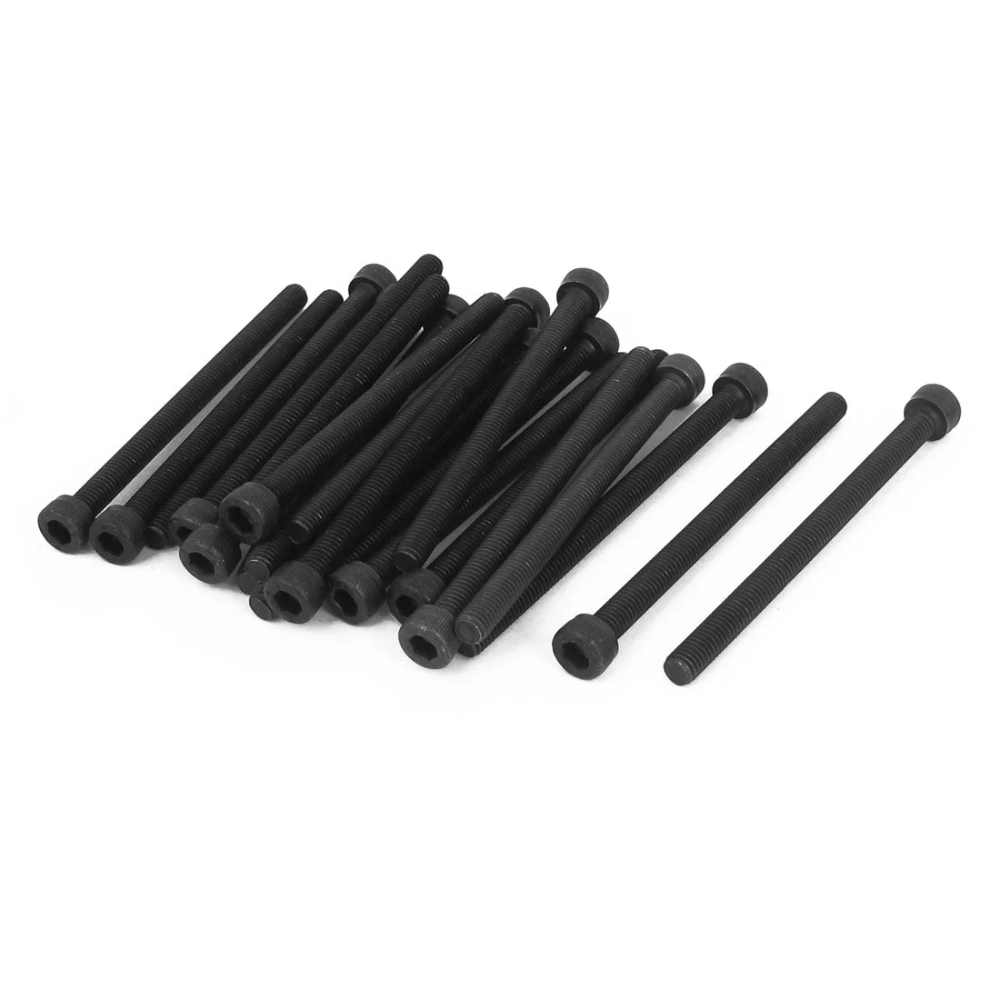 M5 x 70mm 12.9 Alloy Steel Machine Bolt Hex Socket Head Cap Screws Black 20pcs