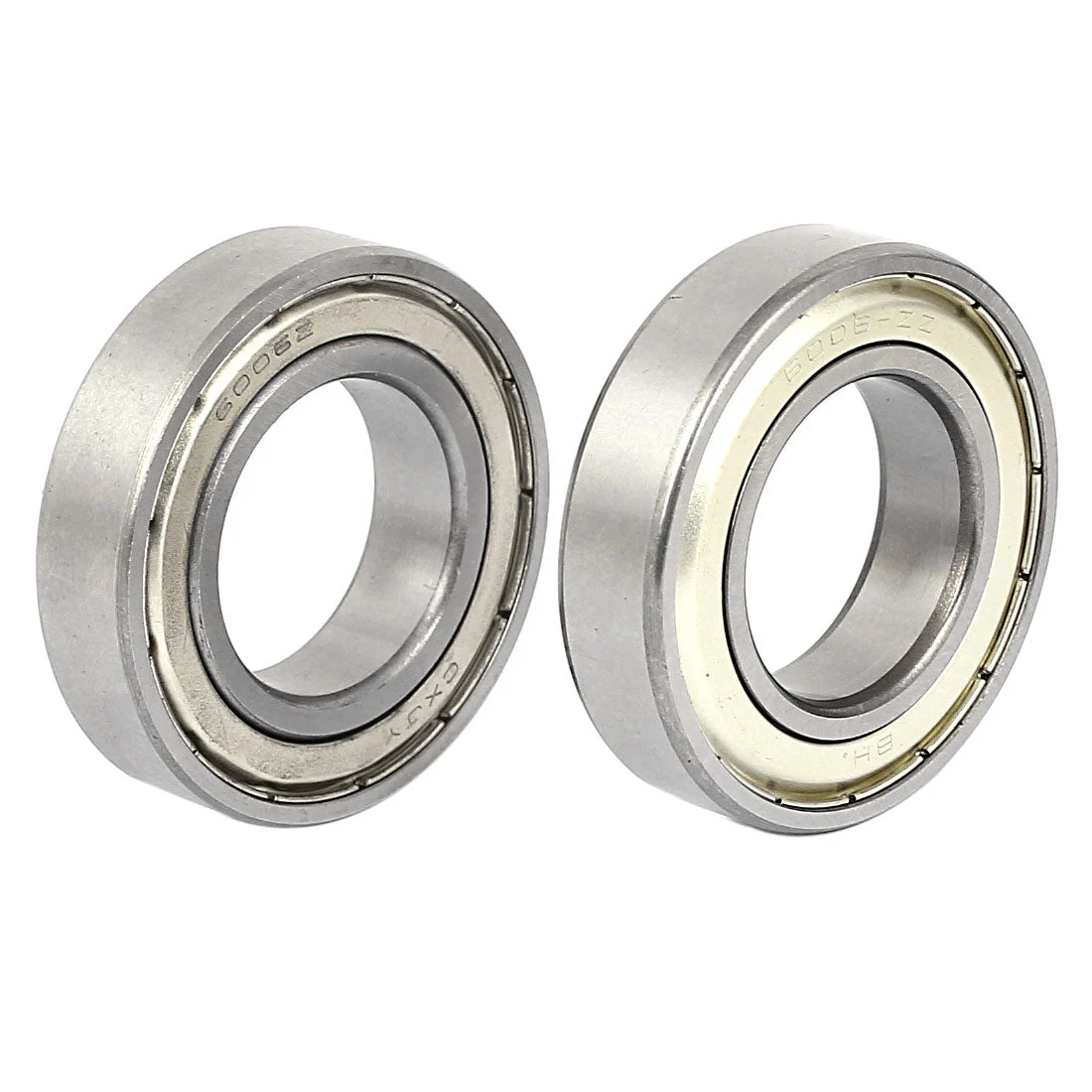 30mmx55mmx13mm Double Shielded Radial Deep Groove Ball Bearings 6006Z 2pcs