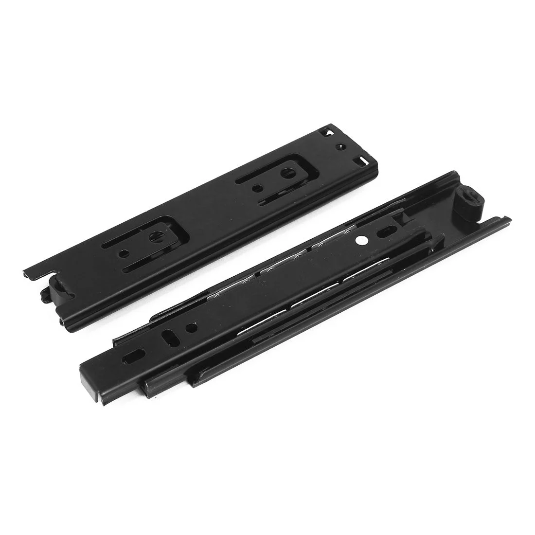 6" Length Ball Bearing Telescopic Furniture Drawer Slides Sliding Rails 2pcs