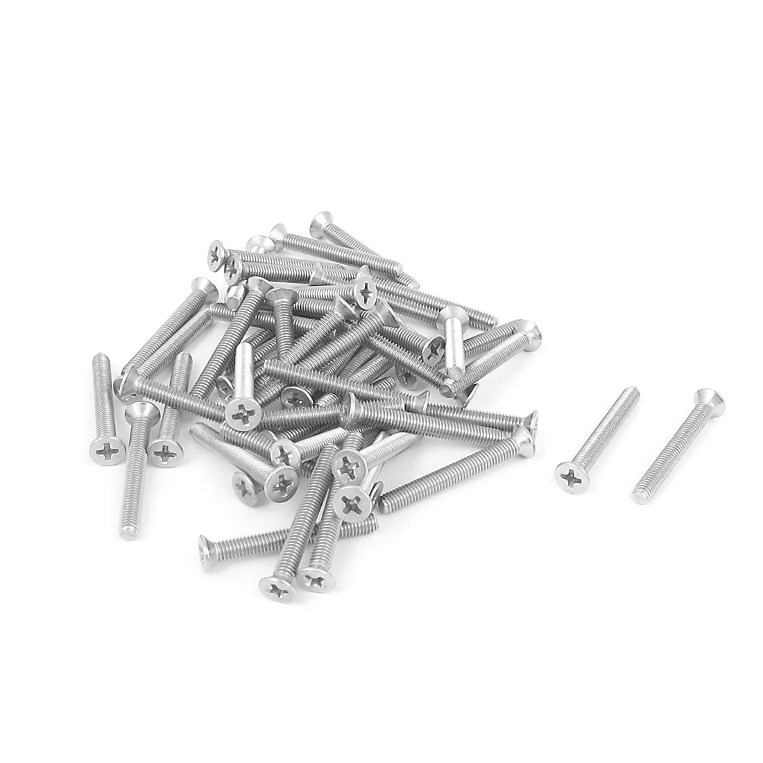 M3 x 25mm Metric Phillips Flat Head Countersunk Bolts Machine Screws 50pcs