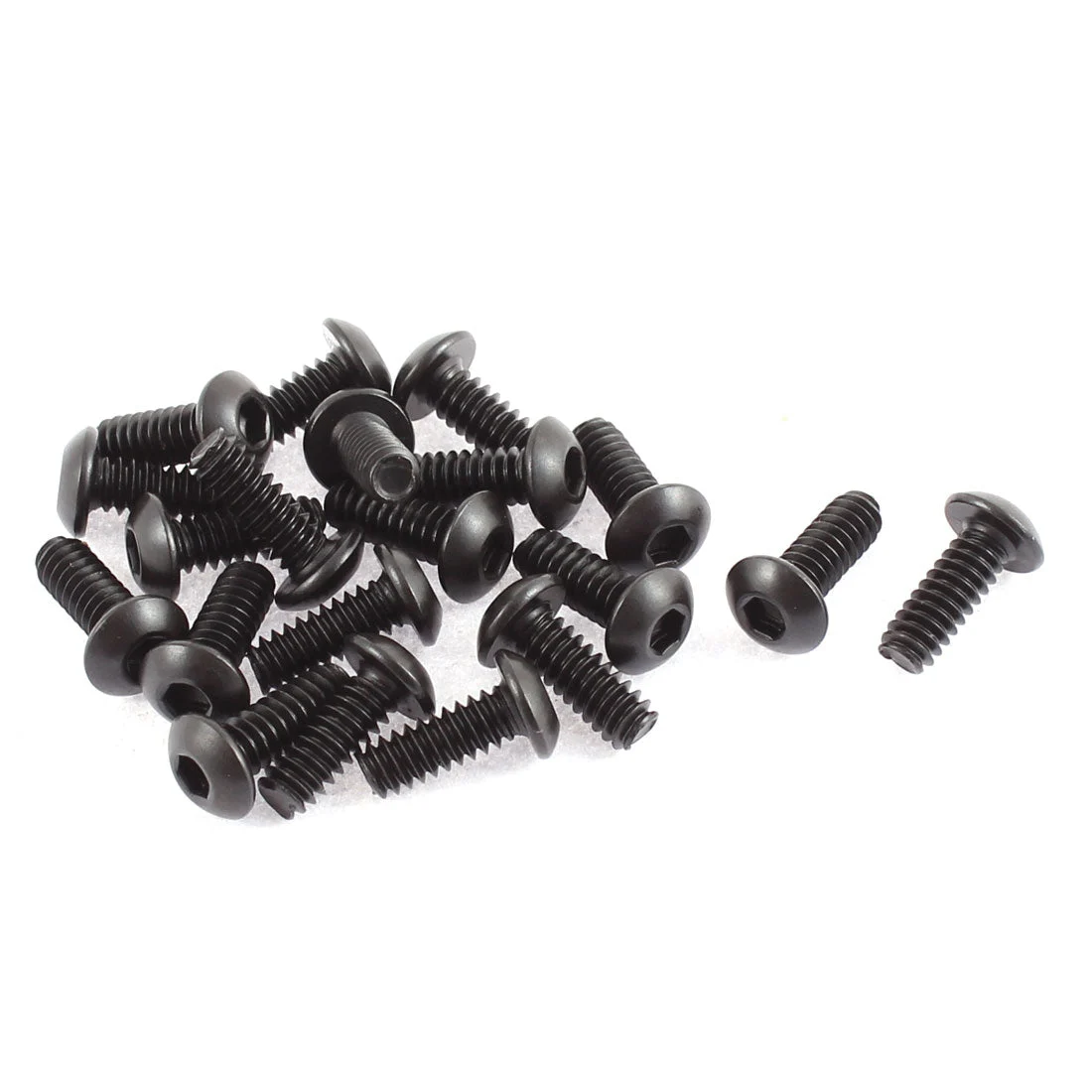 3/16"-24x1/2" 10.9 Alloy Steel Button Head Hex Socket Cap Screw Bolt 20pcs