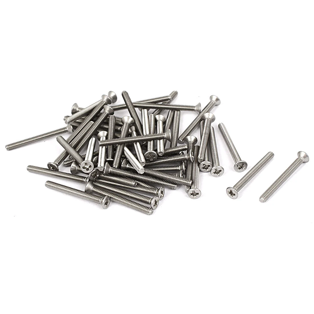 M2x20mm Stainless Steel Phillips Flat Countersunk Head Screws 50pcs