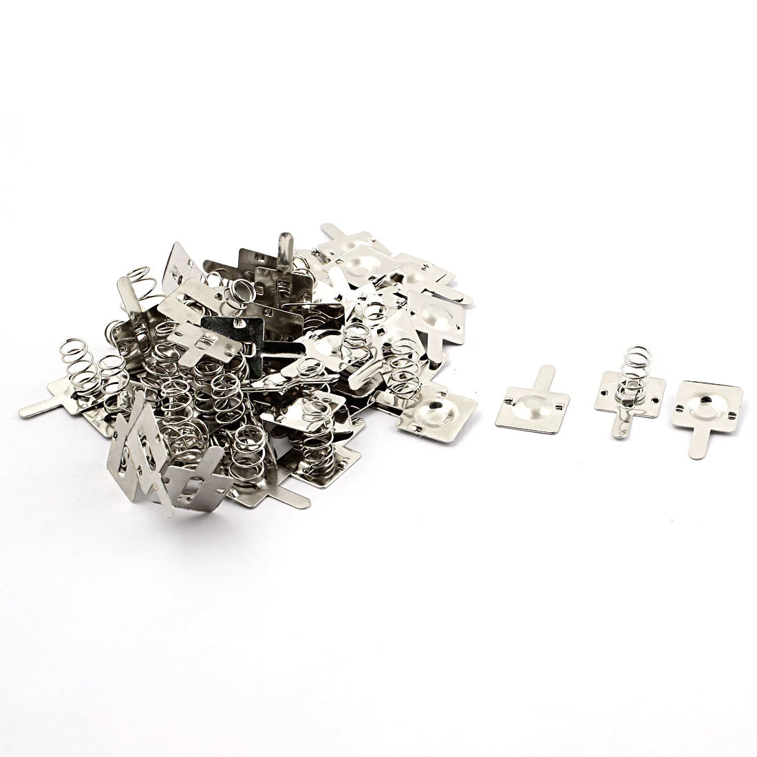30 Pairs AA Batteries Metal Battery Spring Contact Plate Replace for Remote Control Battery Charger
