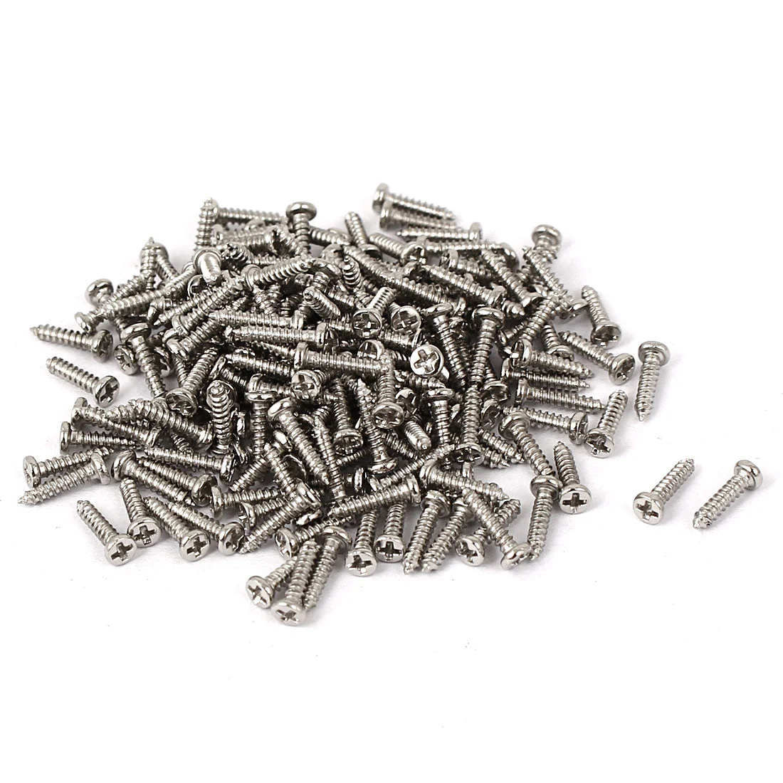 M1.5x6mm Thread Phillips Pan Self Tapping Drilling Screws Bolts 200pcs