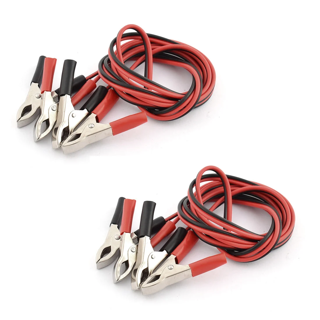 5A Alligator Clip Double Wire Battery Test Jumper Cable 1.5M Long 2pcs