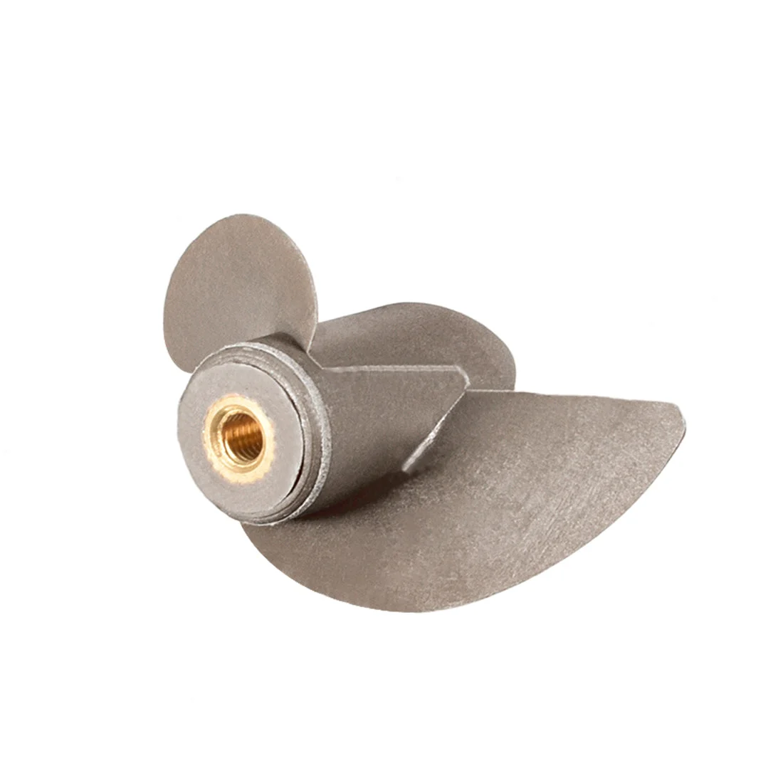 RC Boat Propeller M3 Shaft 2 Vanes 35mm 25mm P/D Fan Shape Plastic with Copper Core CW Rotating Propeller Props for RC Boat, 1pc