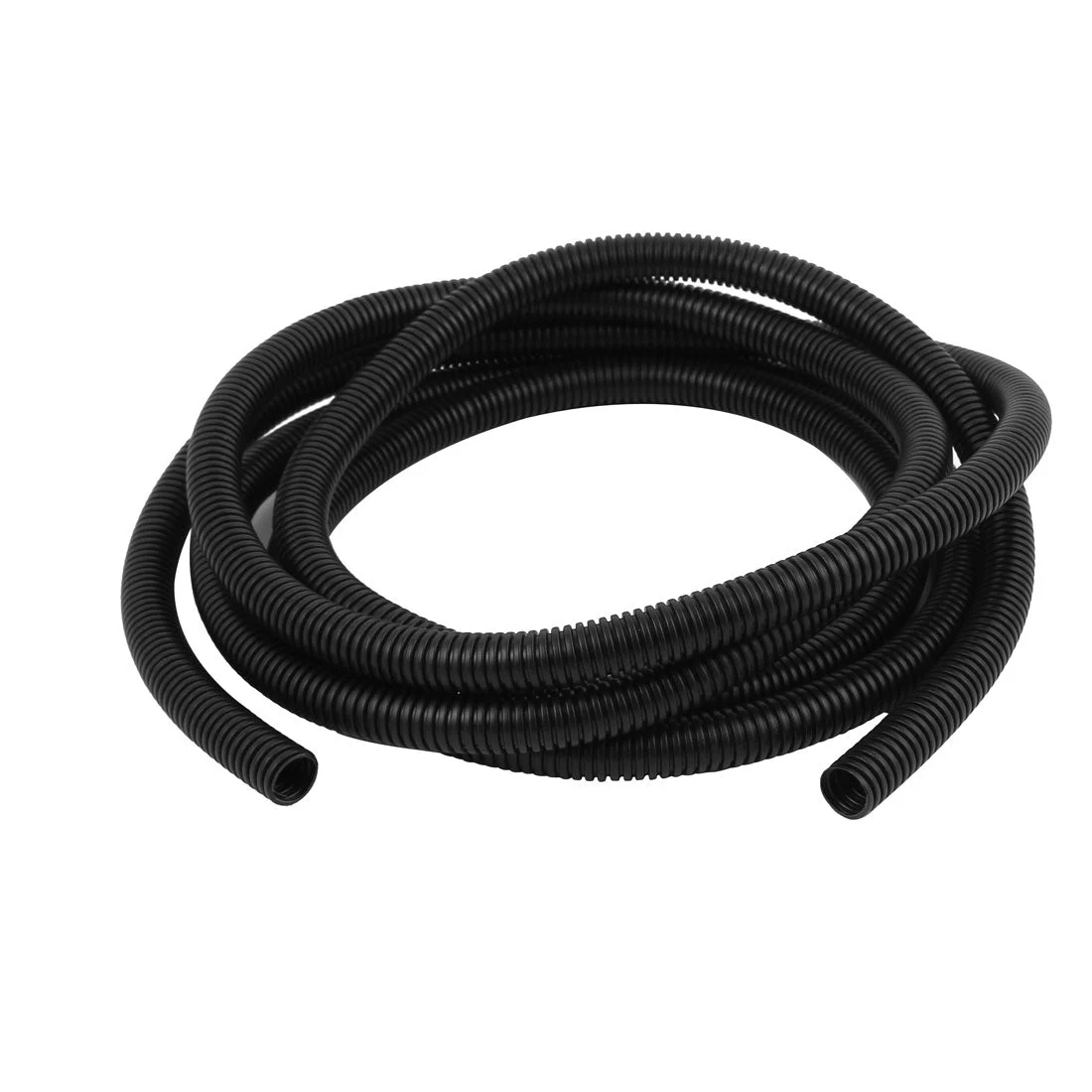 3.3 M 13 x 16 mm Nylon Flexible Corrugated Conduit Tube for Garden,Office Black