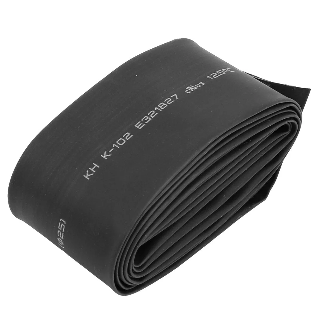 Uxcell 1.5M Length 25mm Dia Polyolefin Heat Shrink Tube Sleeving Wire Cable Black