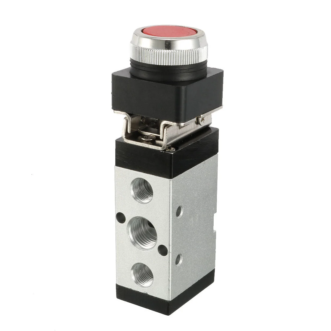MSV-86522PP 1/4BSP 5 Way 2 Position Momentary Flat Push Button Pneumatic Mechanical Valve