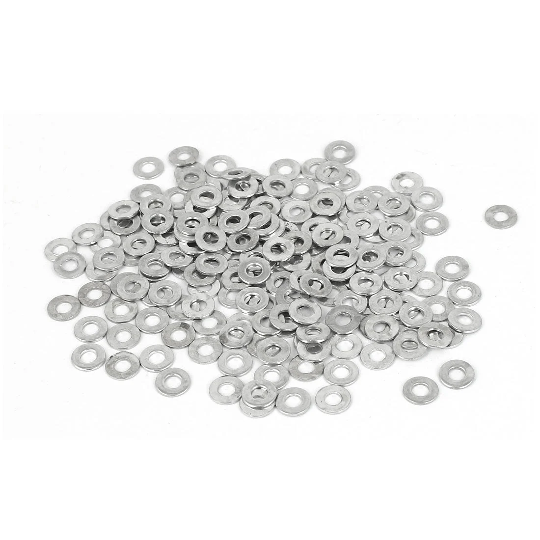 2.5mm x 5mm Zinc Plated Flat Pads Washers Gaskets Fasteners GB97 100PCS