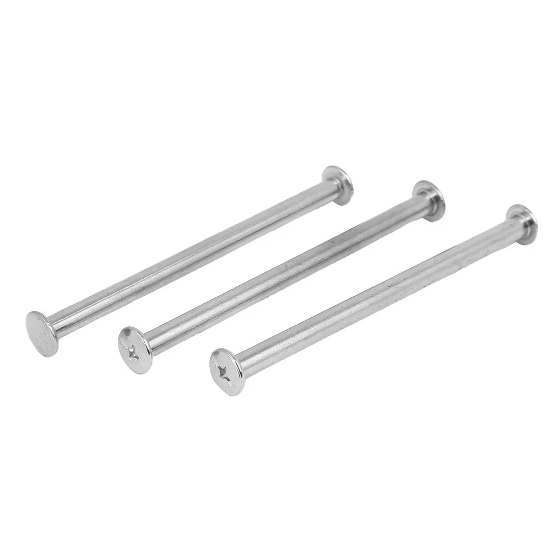 M5x80mm Nickel Plated Binding Chicago Screw Post 3pcs for Album Leather