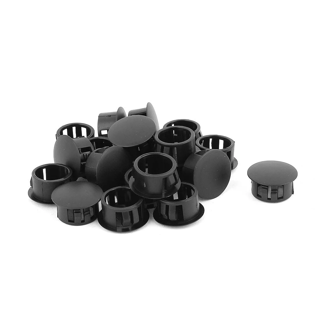 20 Pcs SKT-16 Nylon 16mm Diameter Snap in Type Locking Hole Button Cover