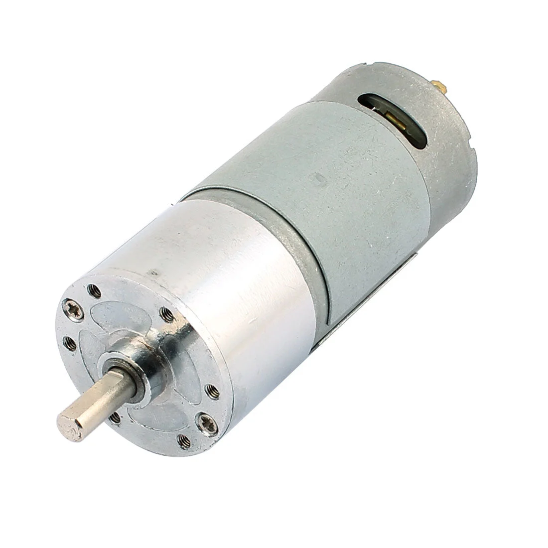 6mm Dia Shaft High Torque Solder Cylindrical Gear Box DC Motor DC 12V 200RPM