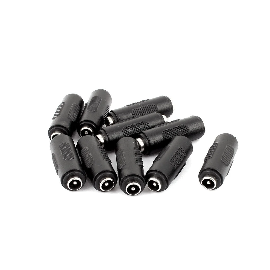 10Pcs DC Power Female to Female Jack Adapter 2.1x5.5mm Connector For CCTV Camera