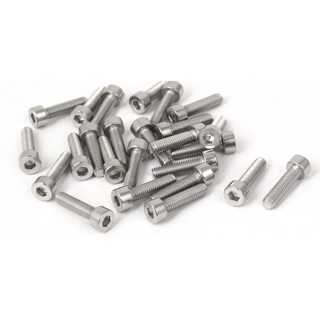 25 pc M4x16mm 316 Stainless Steel Hex Socket Head Cap Screws Bolts 20mm Length