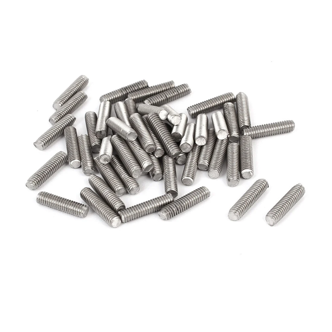 M4 x 16mm 304 Stainless Steel Fully Threaded Rod Bar Studs Fasteners 50 Pcs