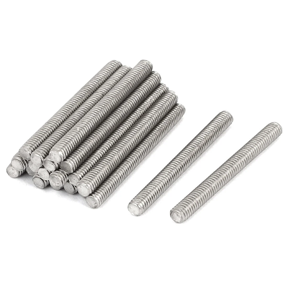 20pcs M4 x 40mm Stainless Steel Fully Threaded Rod Bar Studs Fasteners