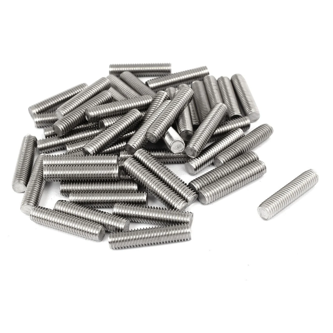 Uxcell M8 x 35mm 1.25mm Pitch 304 Stainless Steel Fully Threaded Rods Bar Studs 50 Pcs