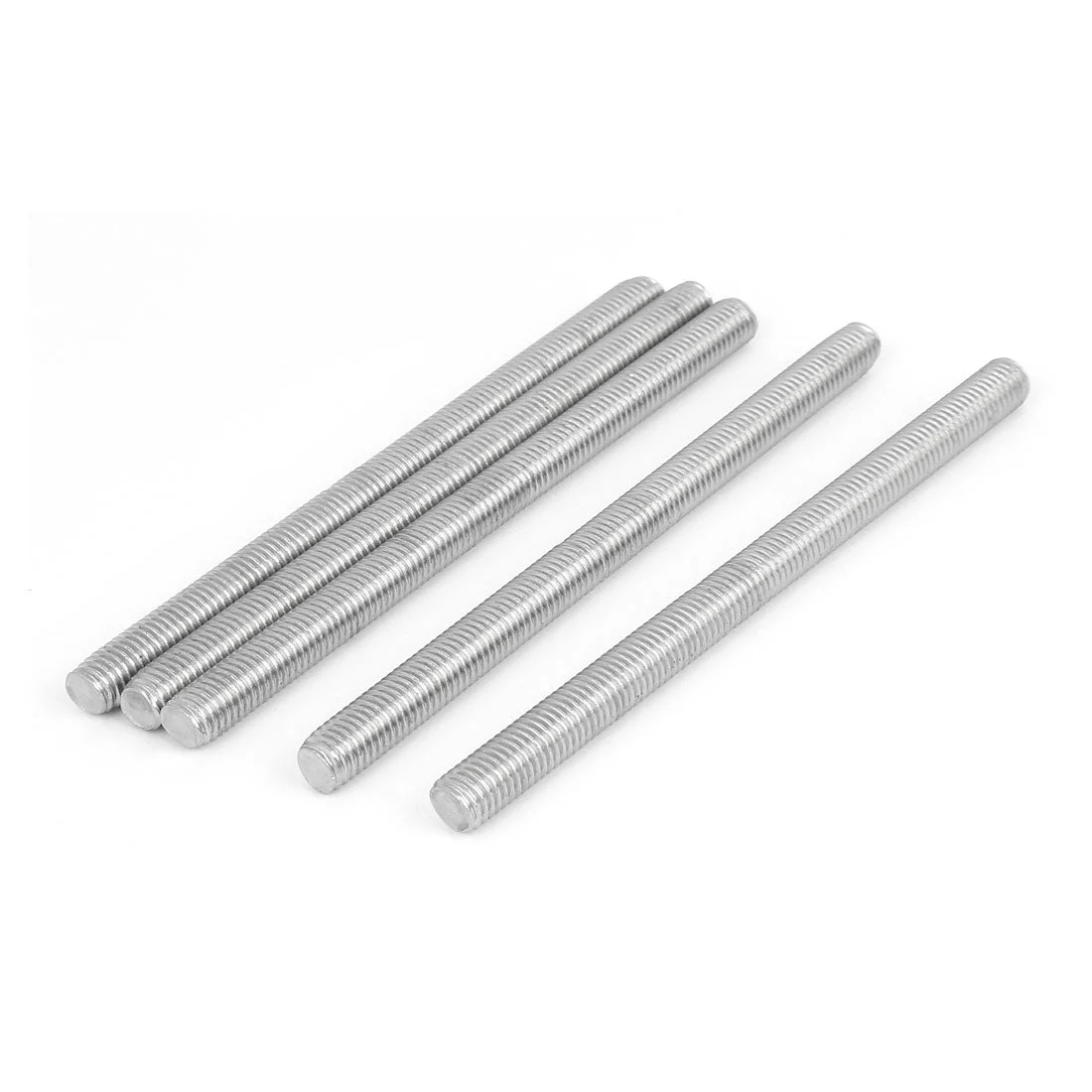 M10 x 150mm 304 Stainless Steel Right Hand Thread Fully Threaded Rod Stud 5PCS