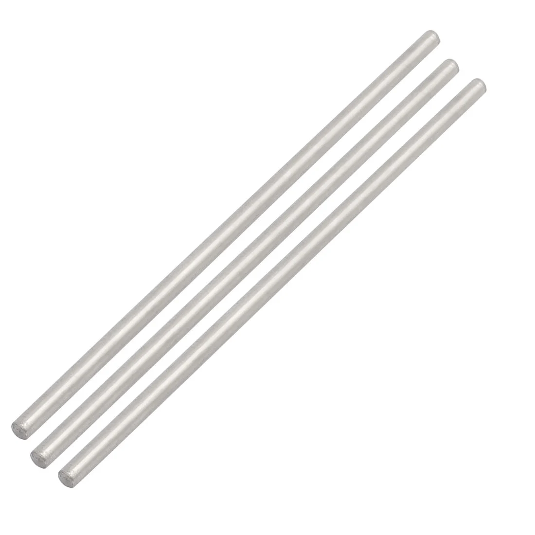 3mm Dia 100mm Length Stainless Steel Round Rod for RC Toy Car 3Pcs