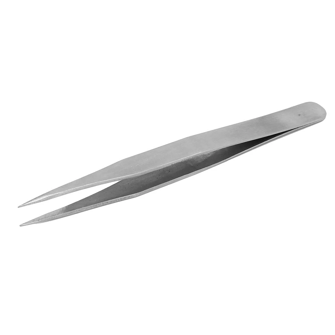 Non-magnetic Stainless Steel Pointy Straight Tip Tweezer Forceps 117mm Length