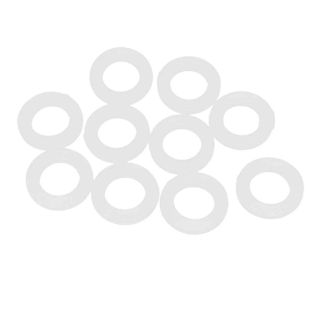 10 Pcs Silicone O-rings Sealing Rings 24 x 16 x 3mm White Silica Gel