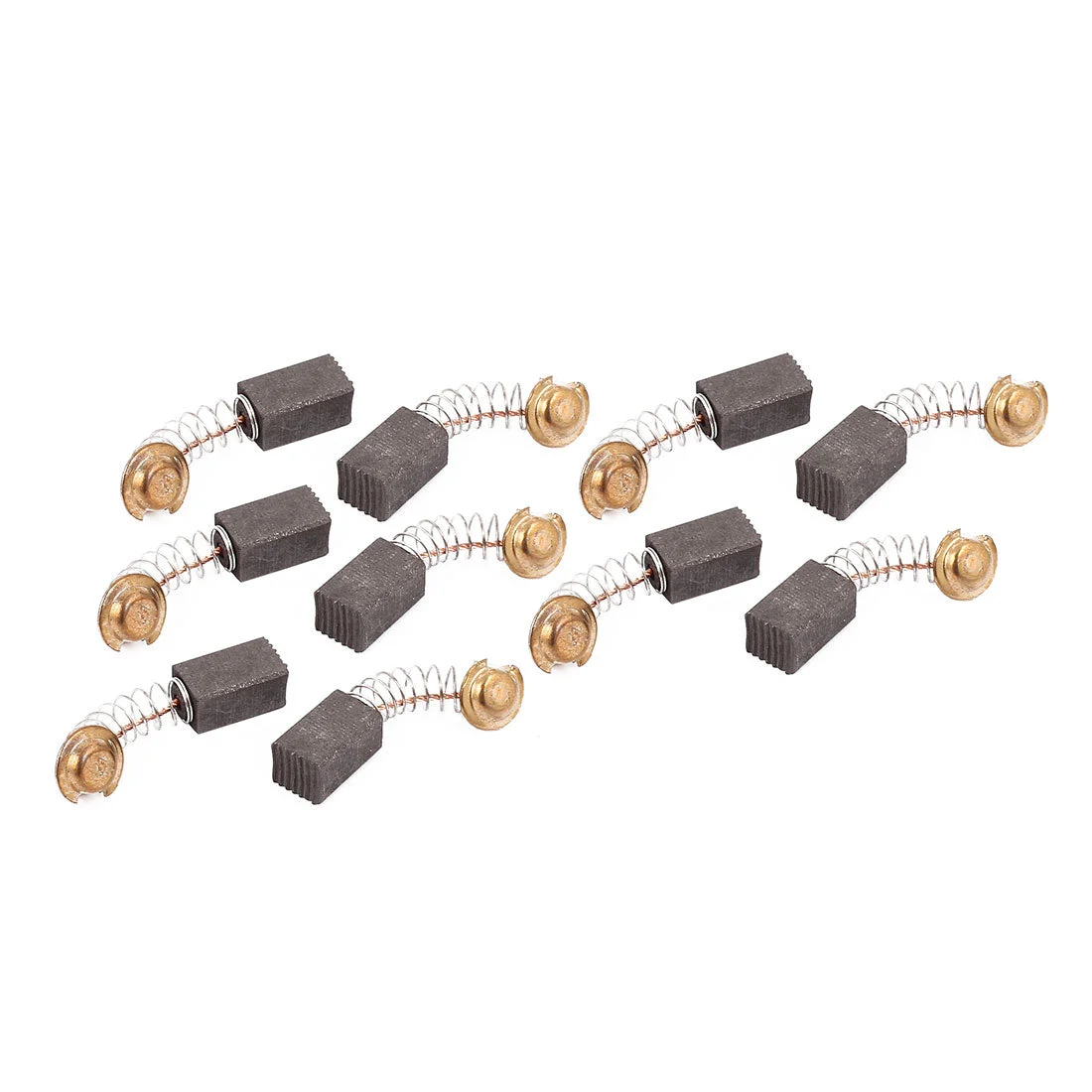5 Pairs 6.5x7.5x12mm Carbon Brushes Power Tool for Electric Hammer Drill Motor