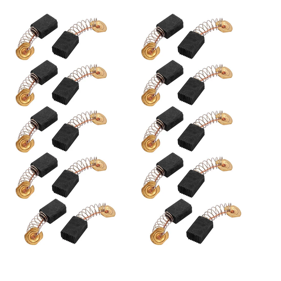 10 Pairs Electric Drill Motor Rotary Power Tool Carbon Brush 6 x 9 x 13mm