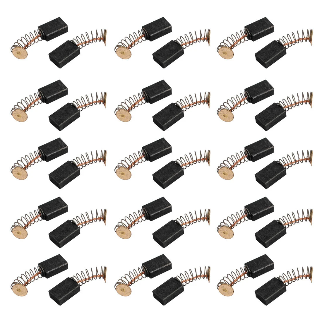 15 Pairs 30x13x9x5mm Carbon Brushes Power Tool for Electric Hammer Drill Motor