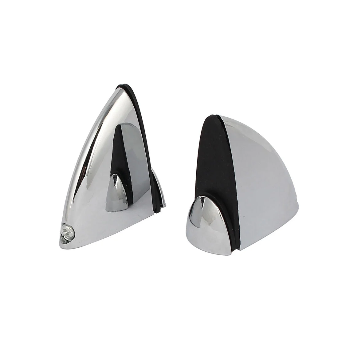 5mm-12mm Thickness F Type Adjustable Glass Shelf Clamps Holder Support 2pcs