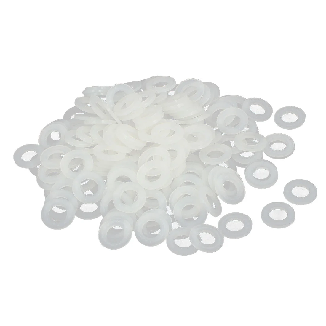 M6 x 12mm x 1.2mm Nylon Flat Insulating Washers Spacers grey white 200PCS