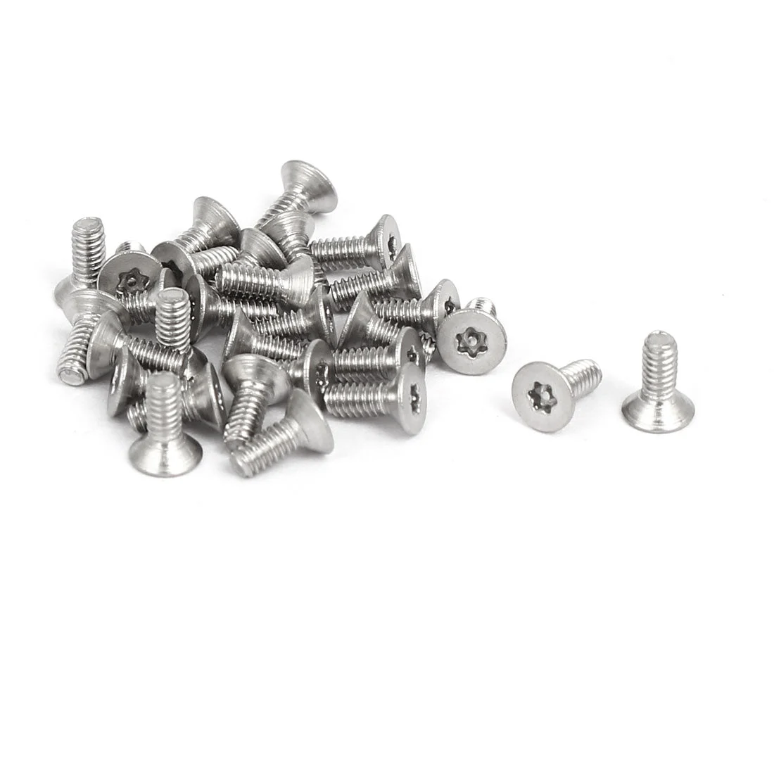 Uxcell Flat Head Torx Screws M2*5mm 304SUS 30pcs