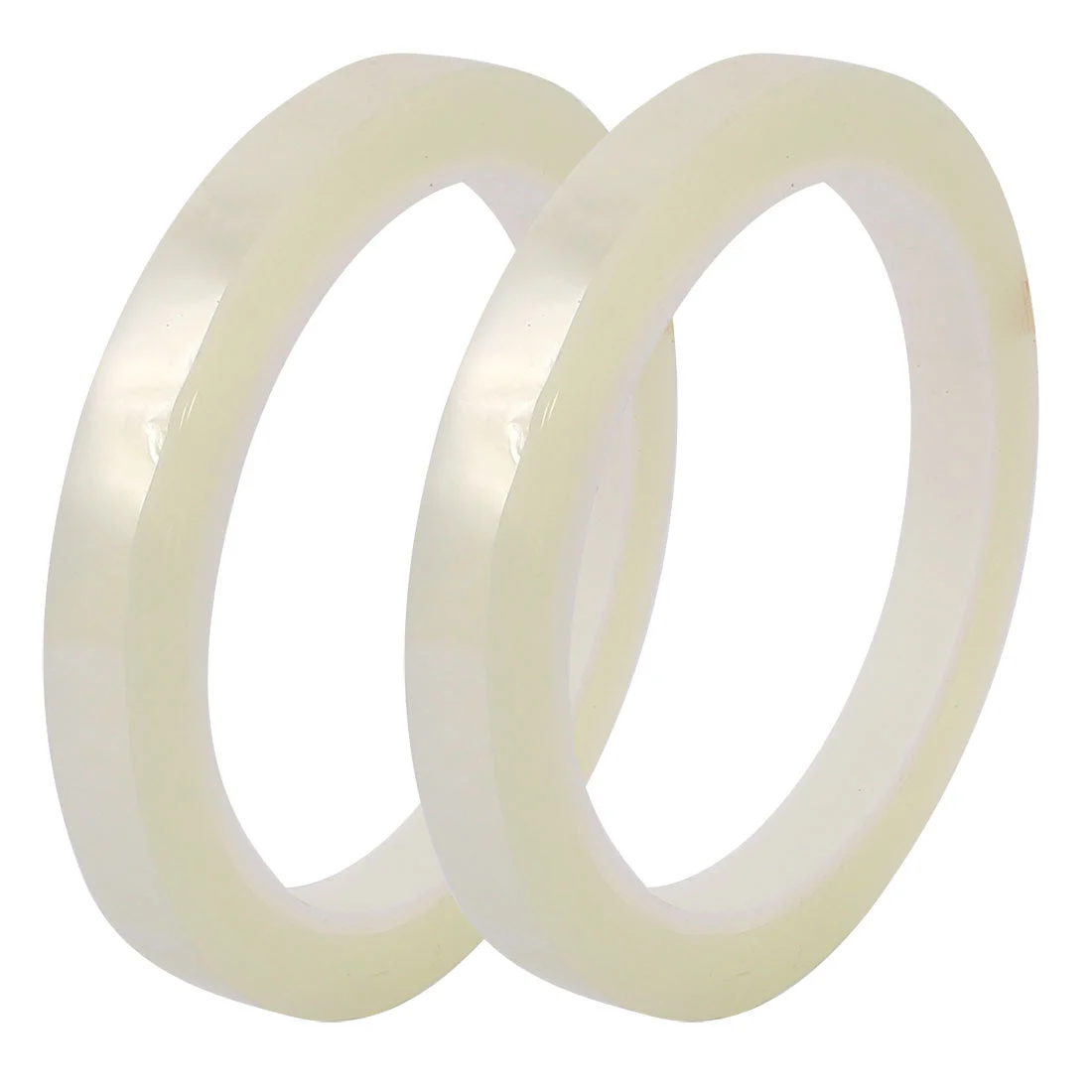 2Pcs 10mm Single Sided Strong Self Adhesive Mylar Tape 50M Length Clear