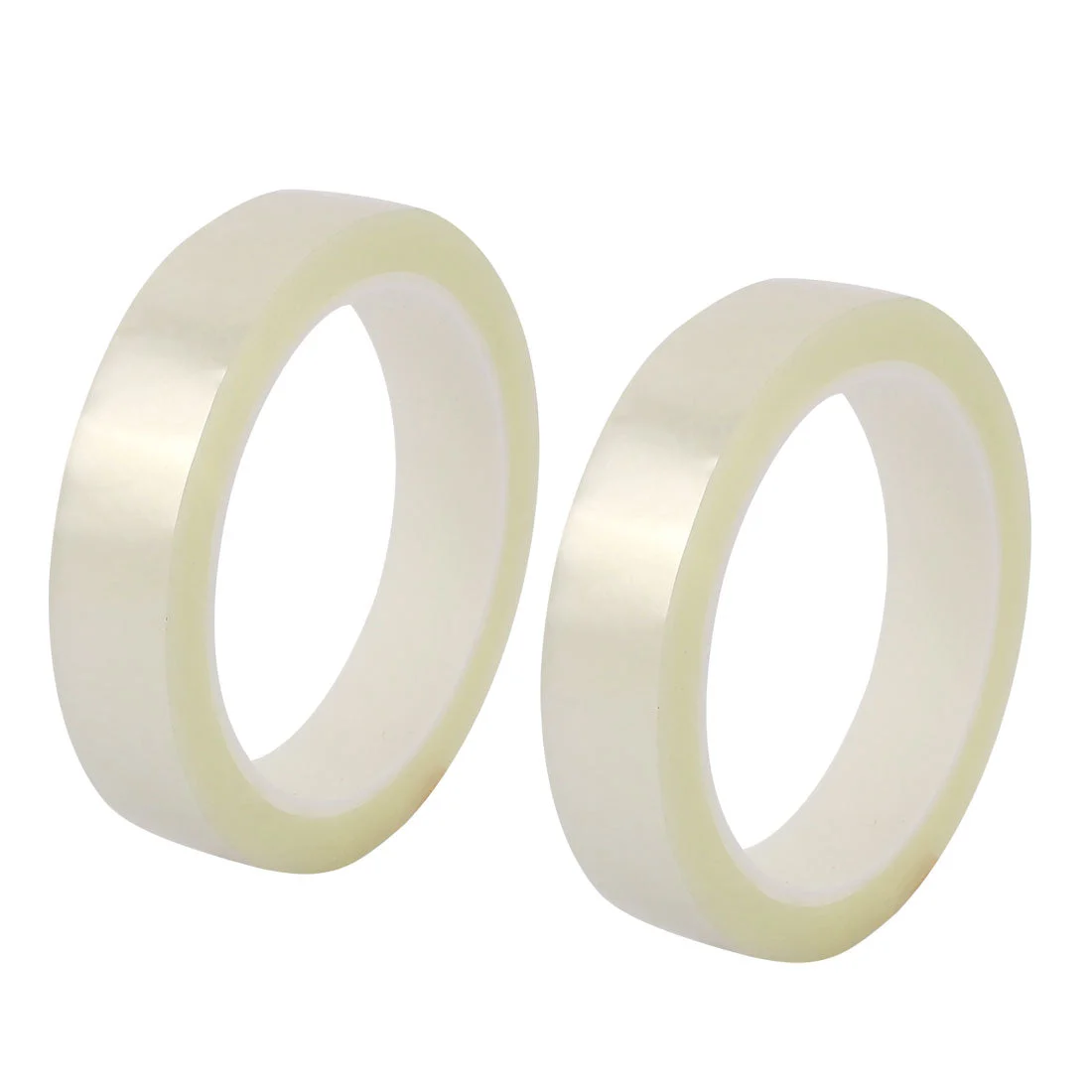 2Pcs 20mm Single Sided Strong Self Adhesive Mylar Tape 50M Length Clear