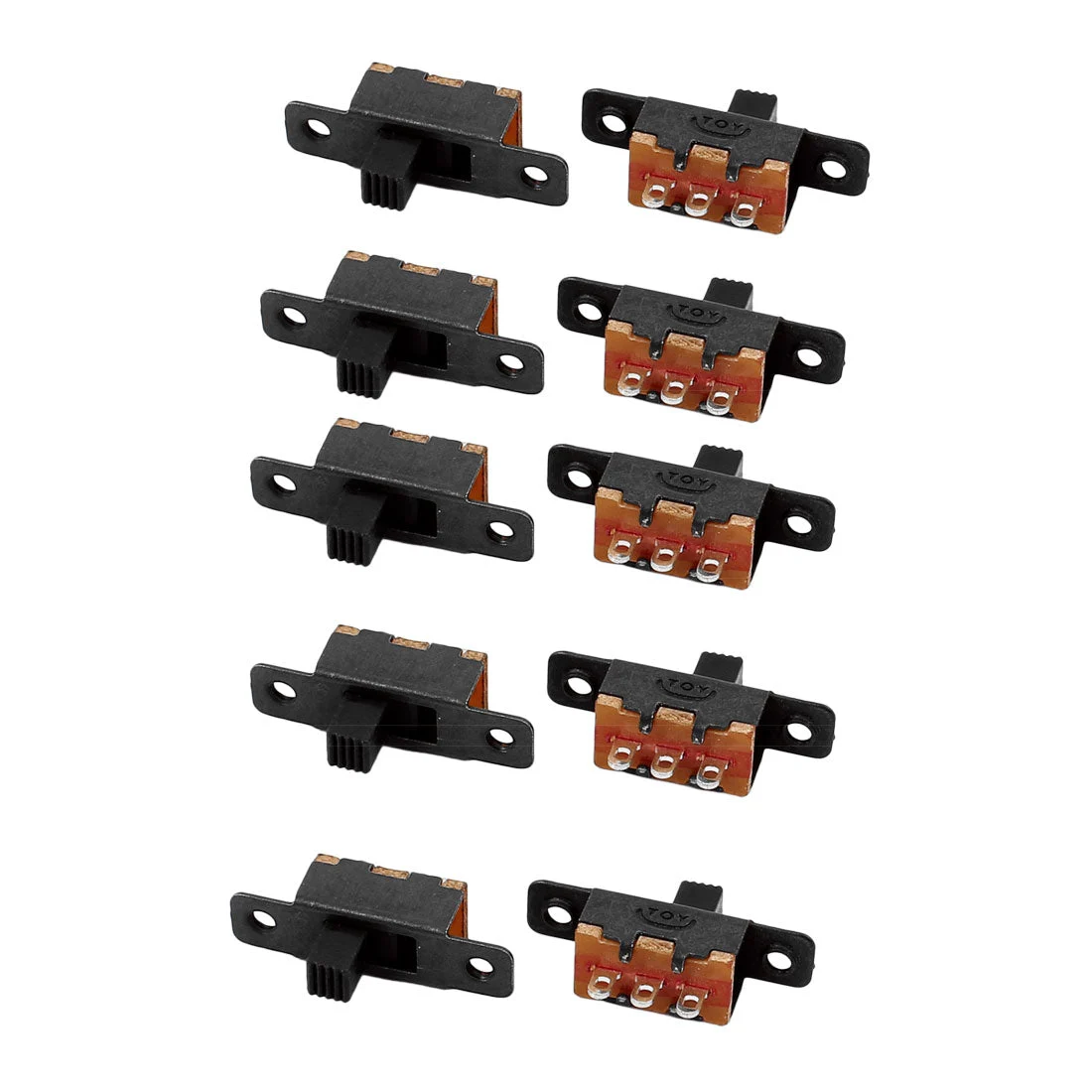 10Pcs SS-12F16 2 Position 3P SPDT Micro Miniature Slide Switch Latching Toggle Switch