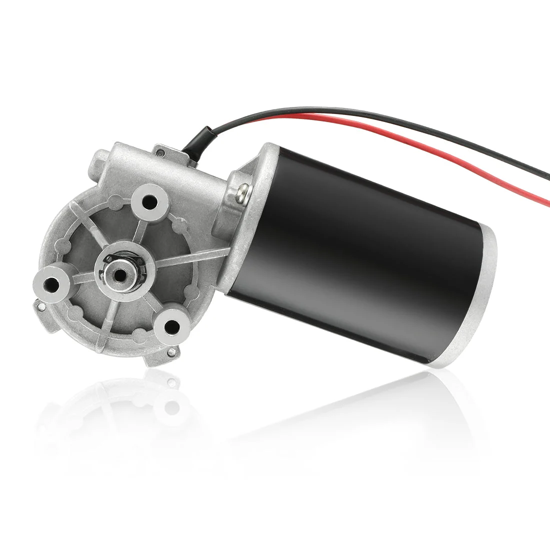Uxcell JCF63R DC24V 80W 100RPM Speed Reducing High Torque Electric Gear Box Motor