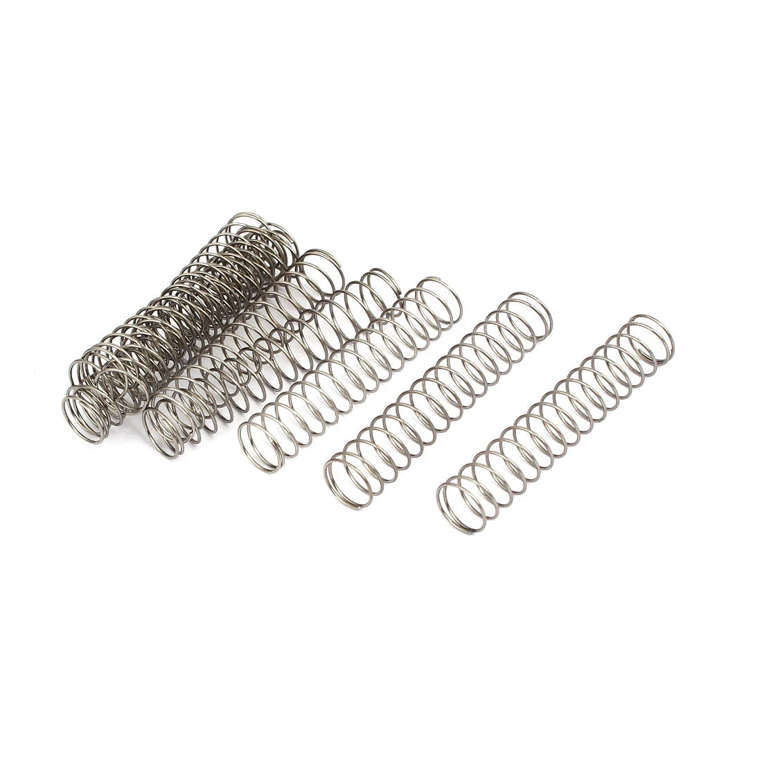 0.6mmx10mmx50mm 304 Stainless Steel Compression Springs 10pcs