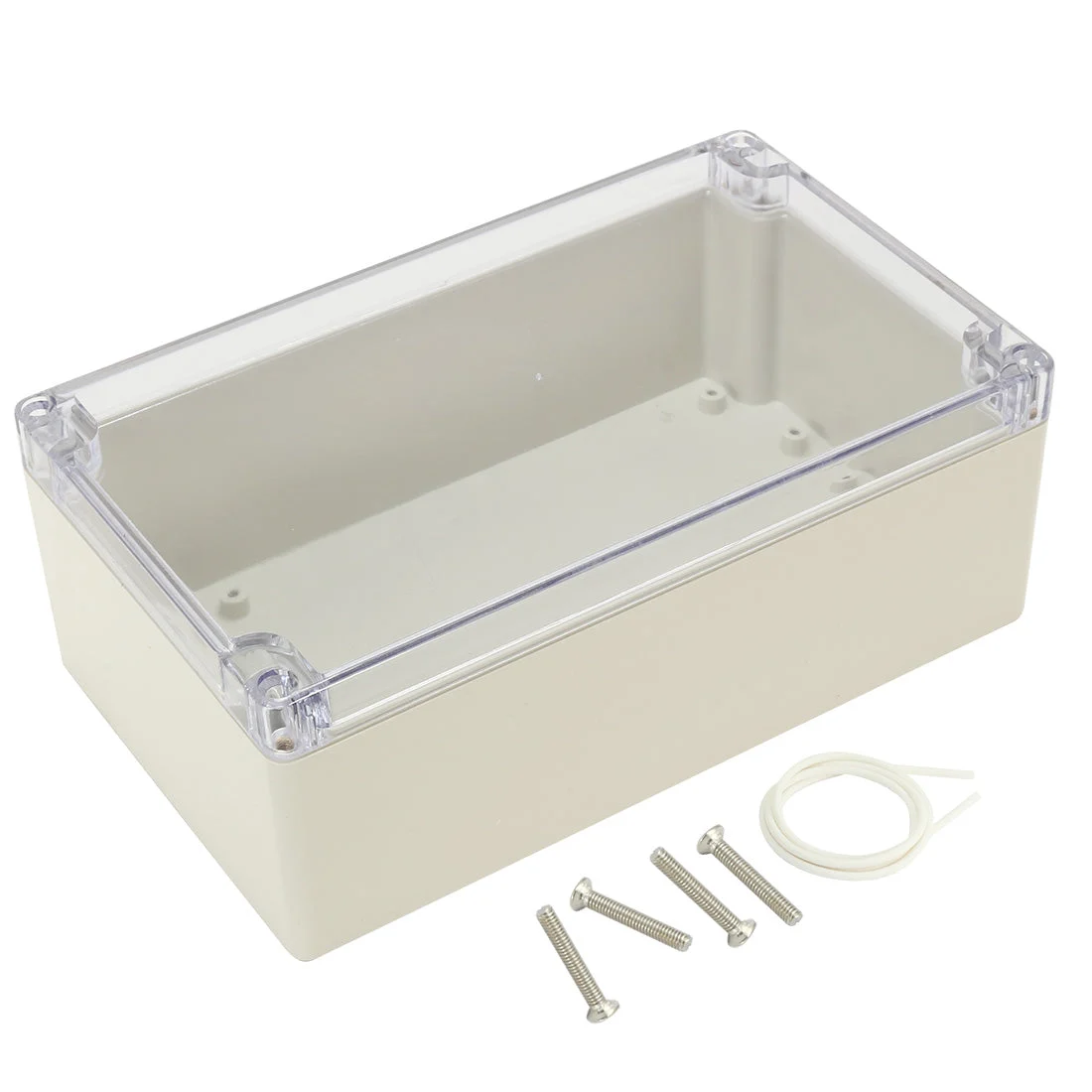 7.9" x 4.7" x 2.9" ABS Junction Box Universal Project Gray w PC Cover