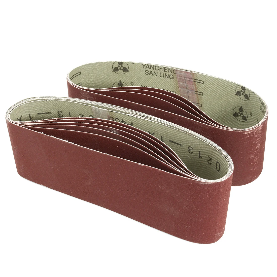 3-Inch x 21-Inch Aluminum Oxide Sanding Belt 400 Grits Flush Joint 10pcs